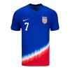 Camiseta de fútbol Estados Unidos Reyna 7 Segunda Equipación 2024 - Hombre